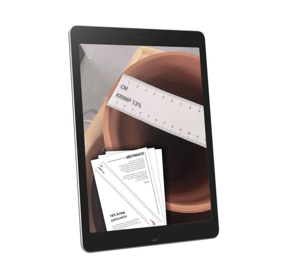 Een foto van een iPad met daarop een beeld van het meetmaatje van De Cursist