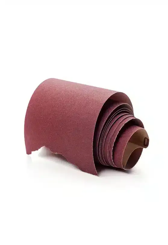 Vellen rood schuurpapier