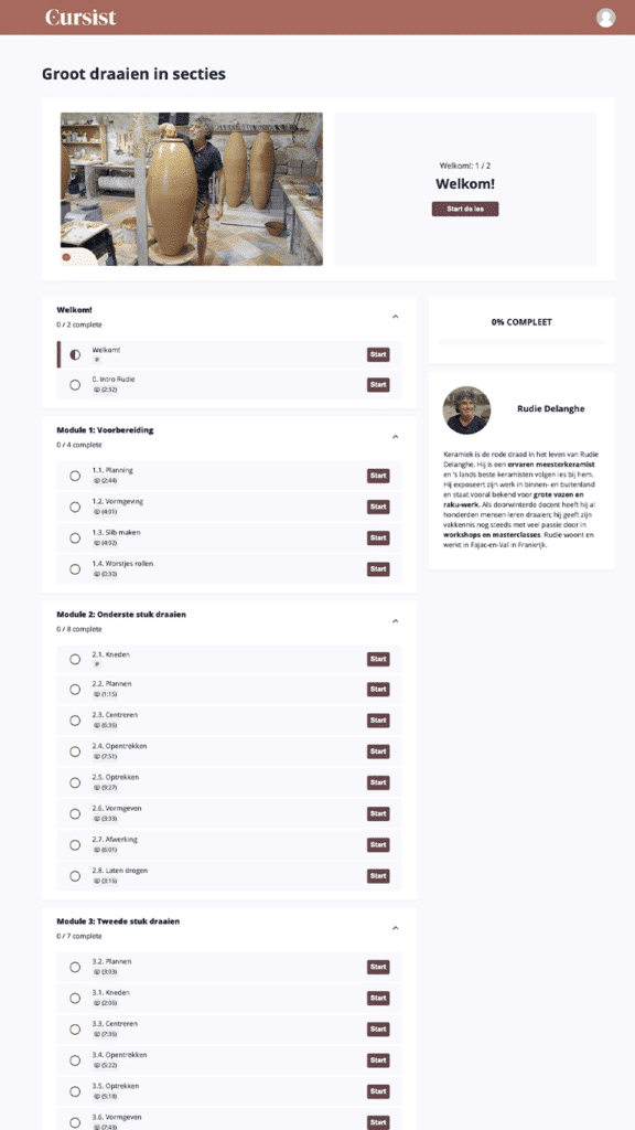 Screenshot van de webpagina GRDR