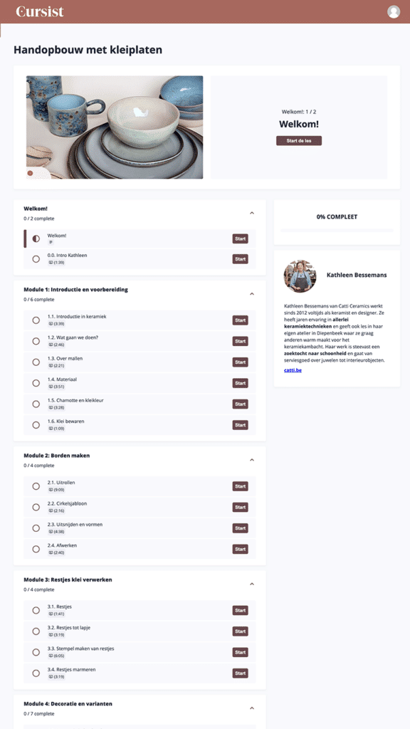 Screenshot van de webpagina HAOP