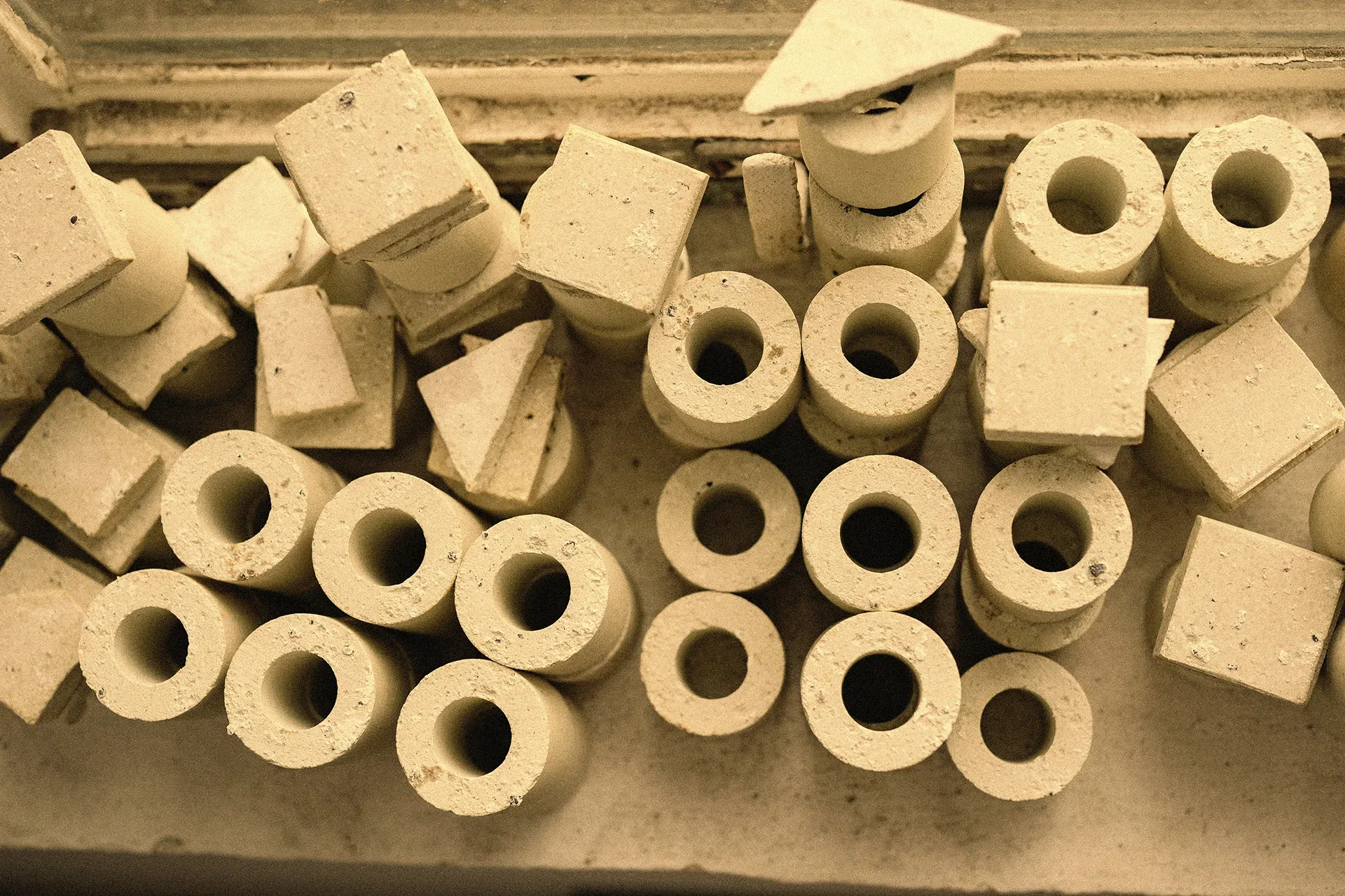 Keramiekoven vullen: ovensteunen keramiekoven